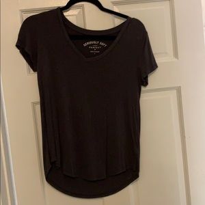 Aeropostale Seriously Soft Perfect V Grey, small
